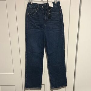 Forever 21 Dark Blue Straight Leg Jeans